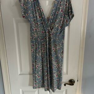 Seraphine Blue Floral Dress